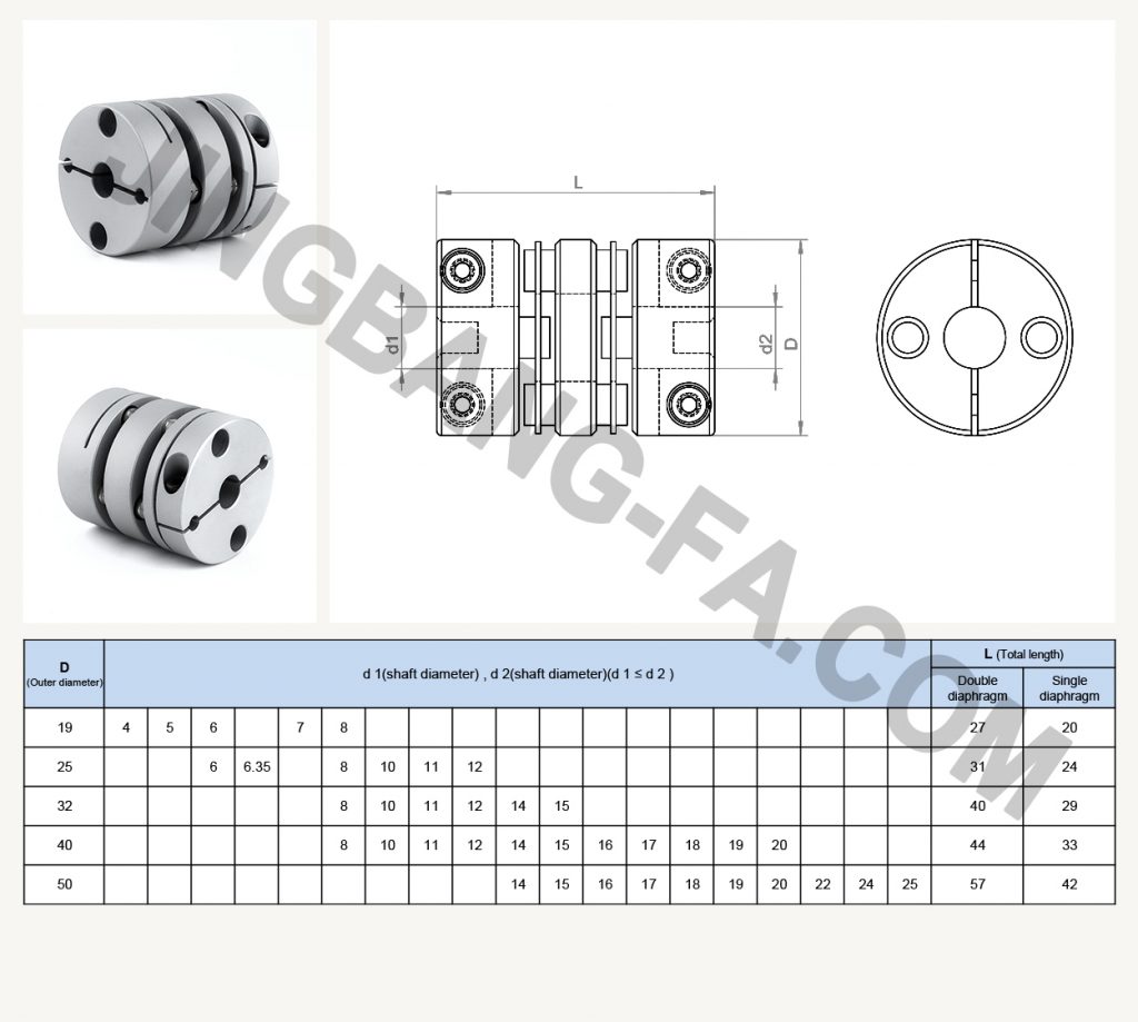 Shaft Coupling Disc Shaft Collarsshaft Couplingconveyor Bearingspneumatic Components 3372