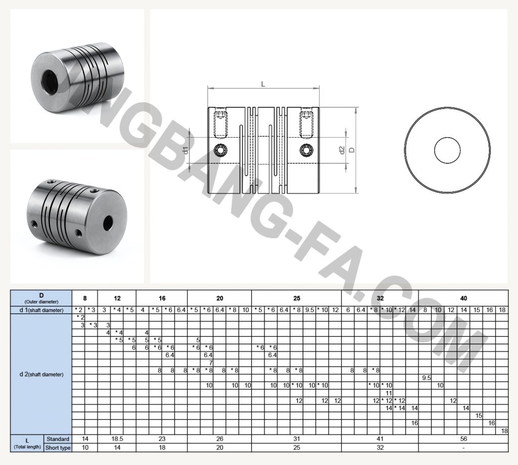 Flexible Shaft Coupling Slit Shaft Collarsshaft Couplingconveyor Bearingspneumatic 8929