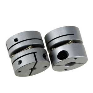 Aluminum alloy high torque elastic keyway double diaphragm coupling