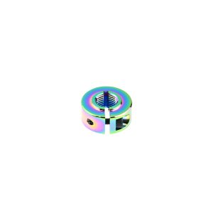 Raised head opening fixed ring bearing retainer ring with step optical shaft clamping ring locking sleeve Shaft Collars